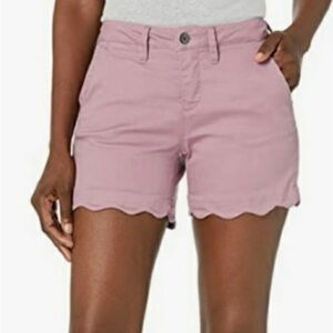 🌸 Jag Jeans Theo Wavy Hem Shorts Mauve Size 6/28